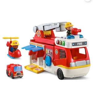 VTech Helping Heroes Fire Rescue Playset with Vehicles and Figures